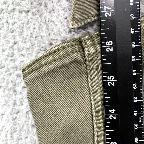 CATO Est. 1946 Womens Size 20W Green High Rise Belted Straight Ankle Jeans NEW - Picture 16 of 16